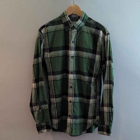 J. Crew Men's S Indian Madras Regular Fit Long Sleeve Button Down Style #23767. - Picture 3 of 14